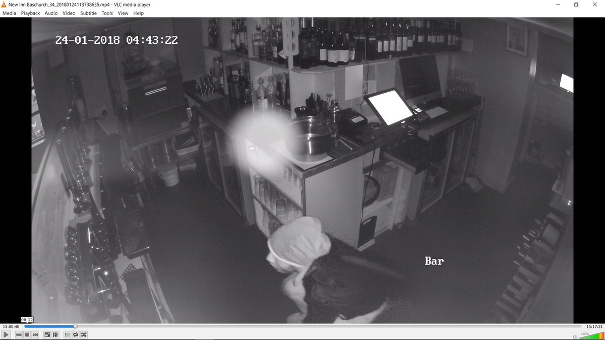 OsCops's tweet image. Information sort in relation to two pub burglaries in Baschurch and Ruyton XI Towns on 24th January 2018. Please ring 101 and quote ref: OIS 0348s 240118 if you have any information or recognise the male on the CCTV.