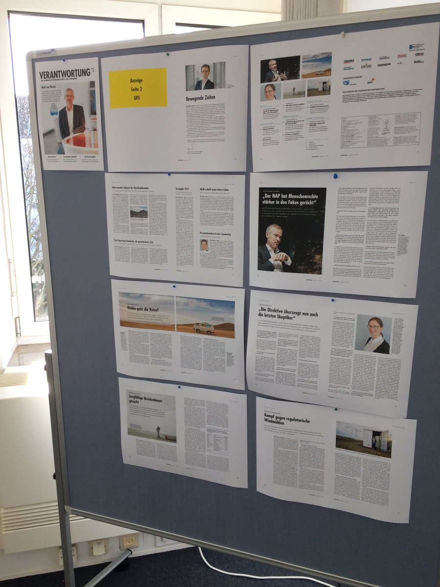 Die Magazinproduktion geht in die heiße Phase. Schwerpunkt Mobilität: was Dekarbonisierung und Mobilitätswende bedeuten, u.a. mit @AllegoCharging. 1. Erfahrung mit der CSR-Berichtspflicht von @saskiajuretzek, Einschätzungen von <a href="/twentyfifty/">twentyfifty ltd</a> &amp; <a href="/FeinerAndreas/">Andreas Feiner 🦇🔊</a> zu Menschenrechte. uvm