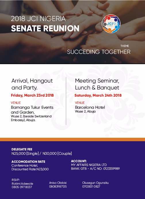 A must attend for Senators