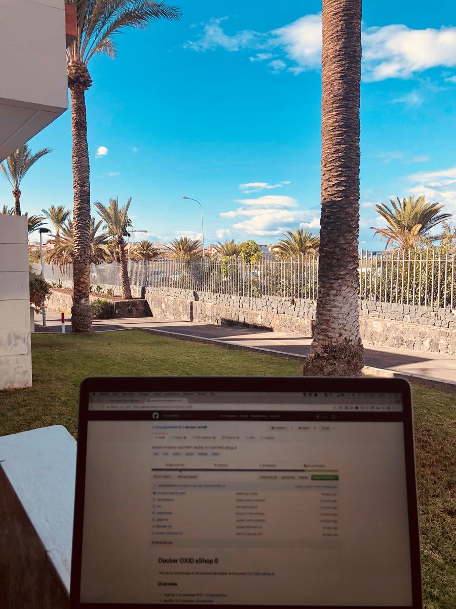 proudcommerce's tweet photo. Steigt die Temperatur, steigt die Produktivität! 😎 Holiworksaison 2018 hiermit eröffnet. #Spanien #Teneriffa #Holiwork https://t.co/pH5tBGUIR8