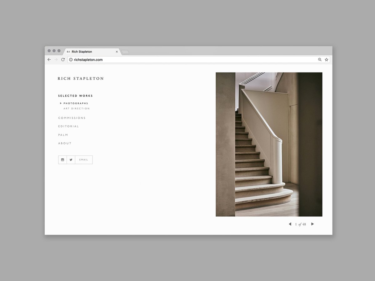 Updated portfolio at richstapleton.com