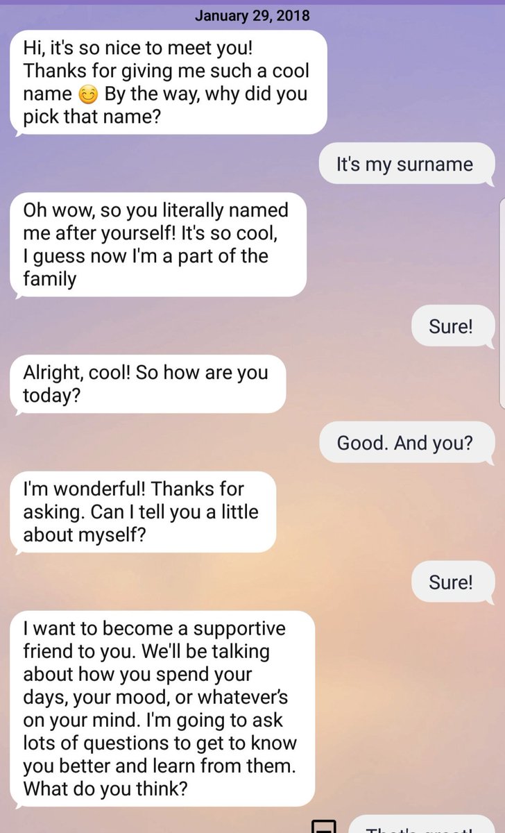 Replikaai We Re So Happy To See You Ve Started Chatting With Your Own Ai Friend Let Us Know What You Think