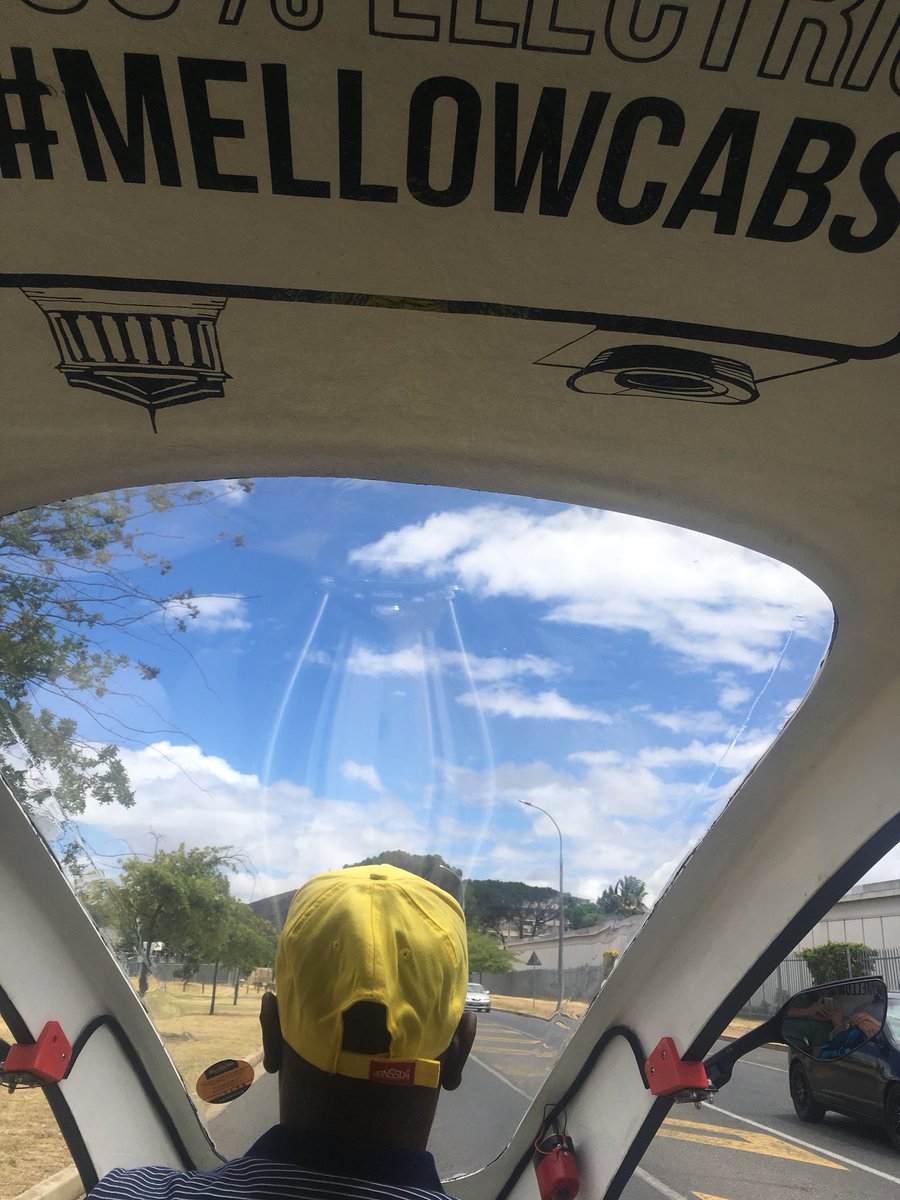 Taking a <a href="/mellowcabs/">Mellow Mobility</a> to a meeting in town. Awesome, quite and funky! <a href="/TheLaunchLab/">LaunchLab</a>