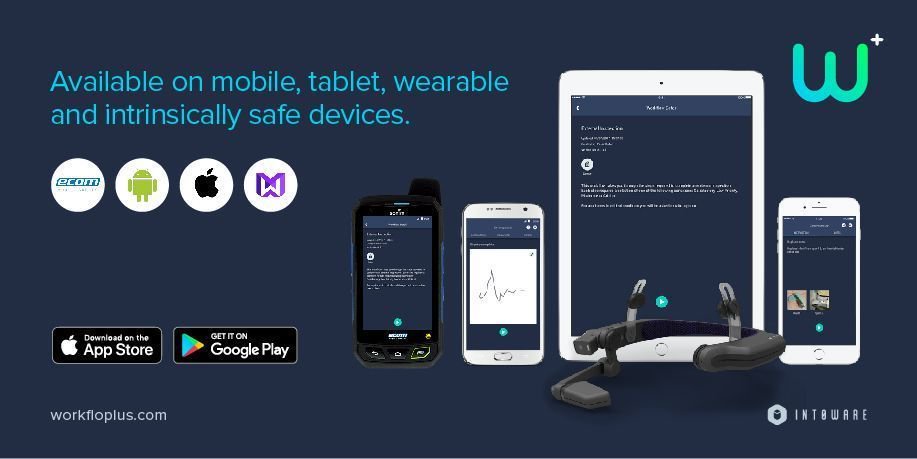 workfloplus's tweet photo. Built with #industrial workers in mind.

WorkfloPlus is fully functional when working in challenging environments with poor connectivity, and is also available on #intrinsicallysafe and #wearable devices such as those created by @ecominstruments and @realwearinc. https://t.co/9UGl7PKTu6