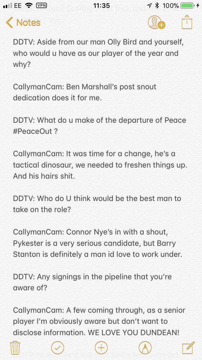 DundeanT's tweet photo. DDTV EXCLUSIVE!!! https://t.co/Ys60mQq6LE