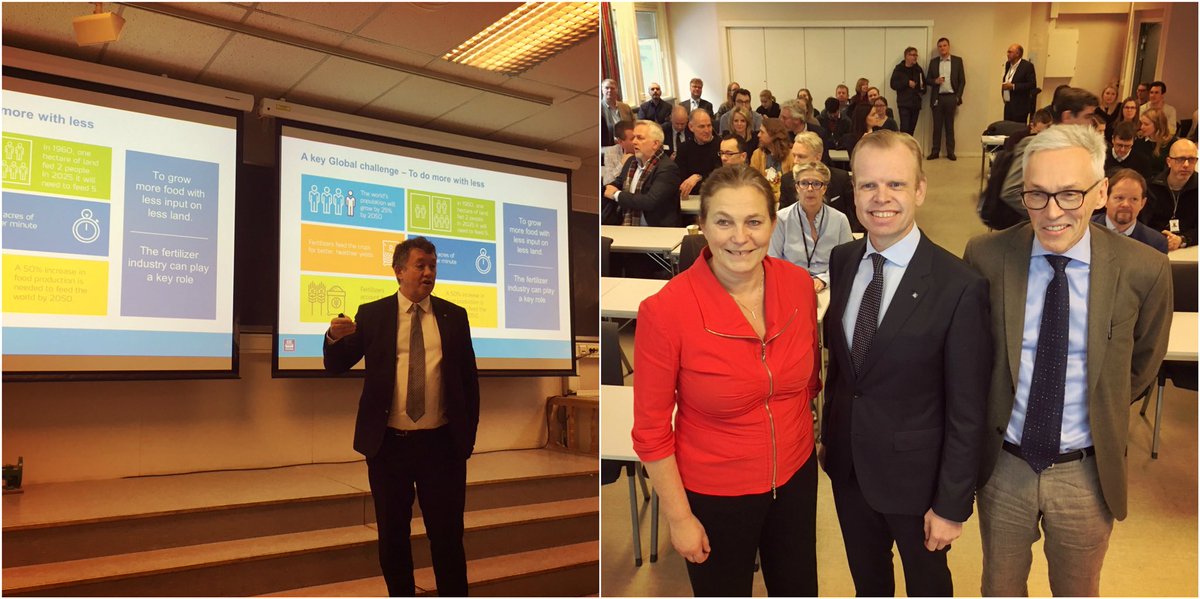 When we were looking for a #research community to collaborate with, building the future #Yara, we didn’t need to look far for competence. <a href="/SINTEF/">SINTEF</a> is one of Europe's largest research organizations &amp; the preferred partner going forward. Thanks <a href="/NTNU/">NTNU</a> for hosting our launch! <a href="/abgjorv/">Alexandra Bech Gjørv</a>