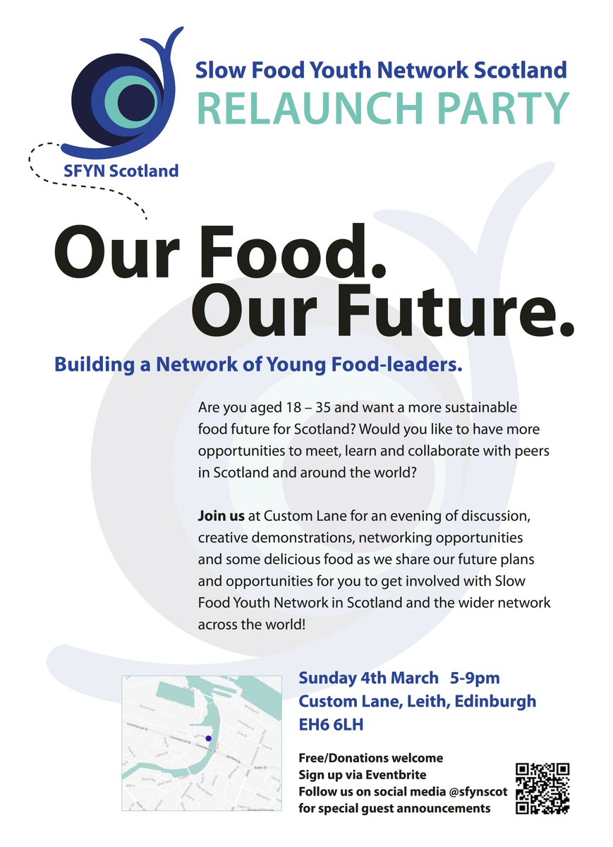 PLS RT: Our Winter newsletter is bursting with upcoming events (inc. our relaunch party &amp; #WDSD18!), news and opportunities for #youngpeople (aged 18-35) across #Scotland &amp; around the world - bit.ly/OurFood-OurFut… #YOYP2018 #whatthefood #goodcleanfair 👩‍🌾👨‍🍳🥕🍽️🎉