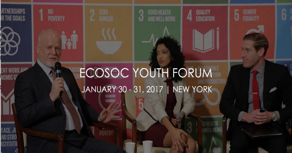 BM Ekonomik Sosyal Konseyi (ECOSOC) 2018 Gençlik Forumu 30-31 Ocak'ta New York'ta toplanıyor. Bu yılki ana konuyu gençler ve Sürdürülebilir Kalkınma Hedefleri oluşturuyor. Forum'u bit.ly/2kBM92v adresinden hem izleyebilir hem de katkı sağlayabilirsiniz #Youth2030