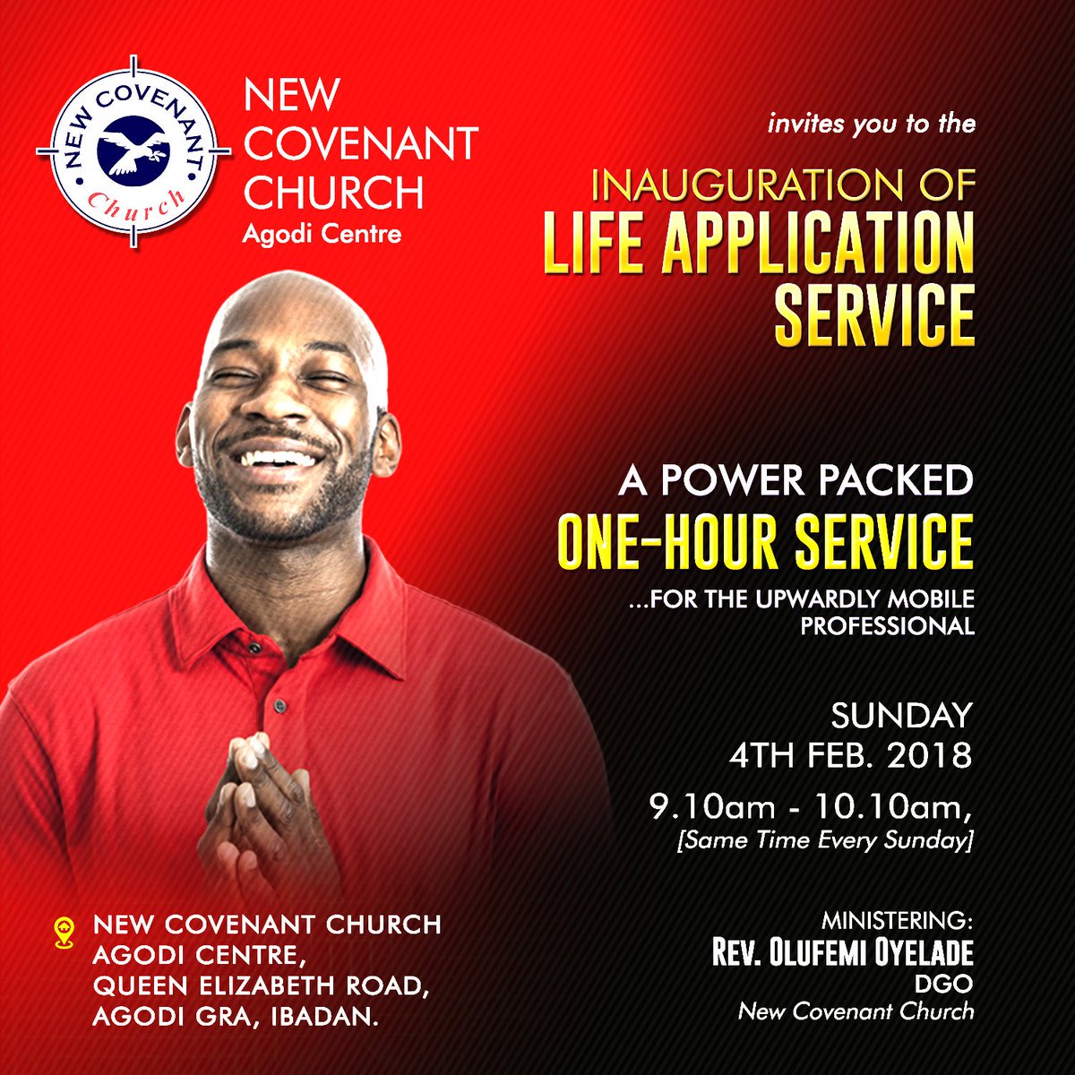 nccagodicentre's tweet photo. #LifeApplicationService@NCCAgodi,Ibadan #Countdown:5days to go https://t.co/pdkaPbPrt1