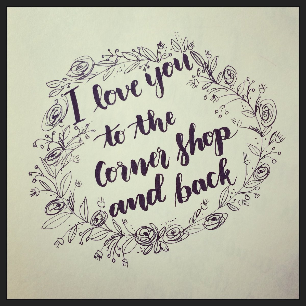 CraftySewandSew's tweet photo. Let’s be realistic this Valentin’s day. #handlettering #moderncalligraphy #valentinesmessage https://t.co/5w9pVdZfCP