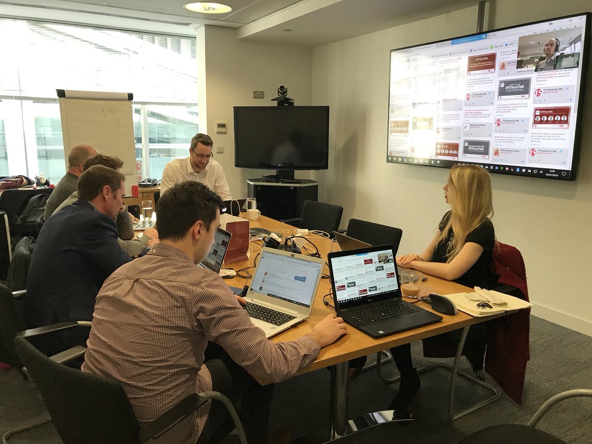 ElsRobsonFrisby's tweet image. Our team of experts are ready!#F5TechTalk @F5NetworksEMEA