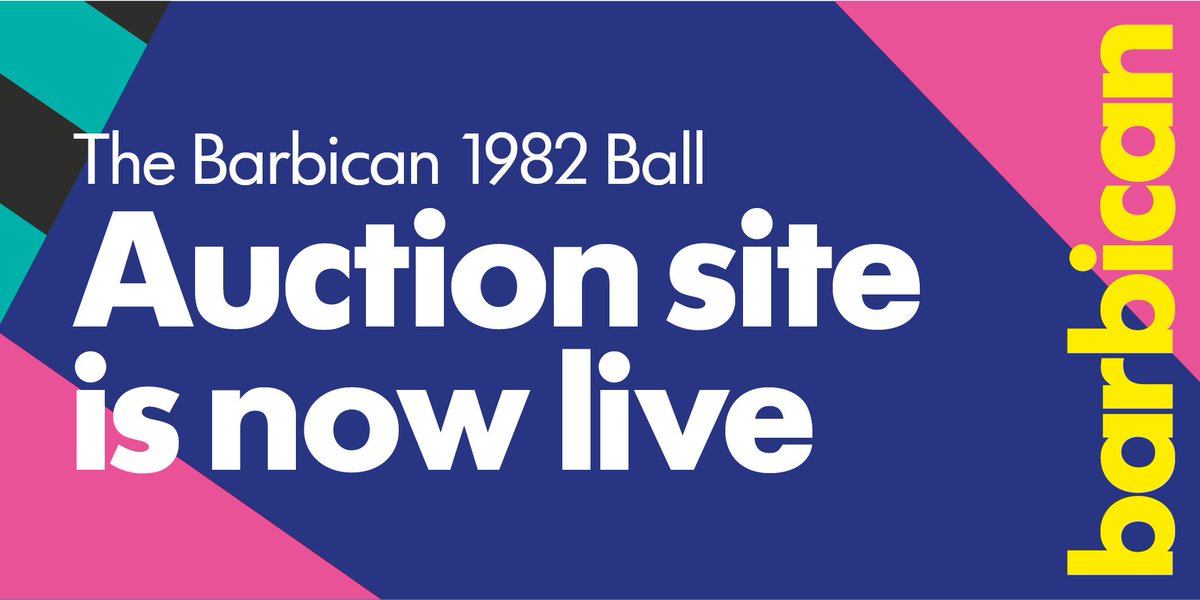BarbicanBall's tweet photo. Our #auction site is now live - follow the link for a chance to win any of our amazing bids! https://t.co/kt4EK73ZIA #barbicanball https://t.co/LJKTba19KK