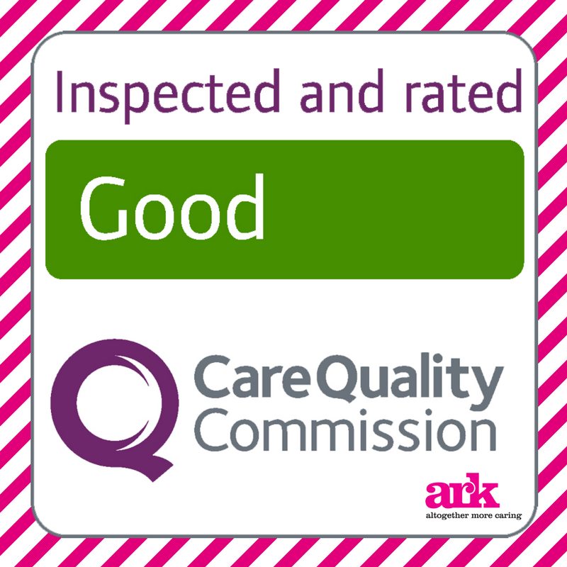 Congratulations to Alison and her Team in Rotherham for getting a 'Good' Rating from CQC in all 5 areas!
