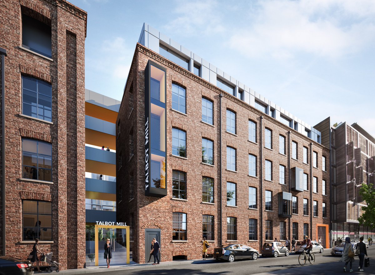 shedkm's tweet photo. our #TalbotMill conversion for @CapitalCentric featured in the @ArchitectsJrnal today: @shedkm gets the OK for £50m mill-to-homes project in Manchester https://t.co/xkhywlFMHh https://t.co/VFIOy7TJVH