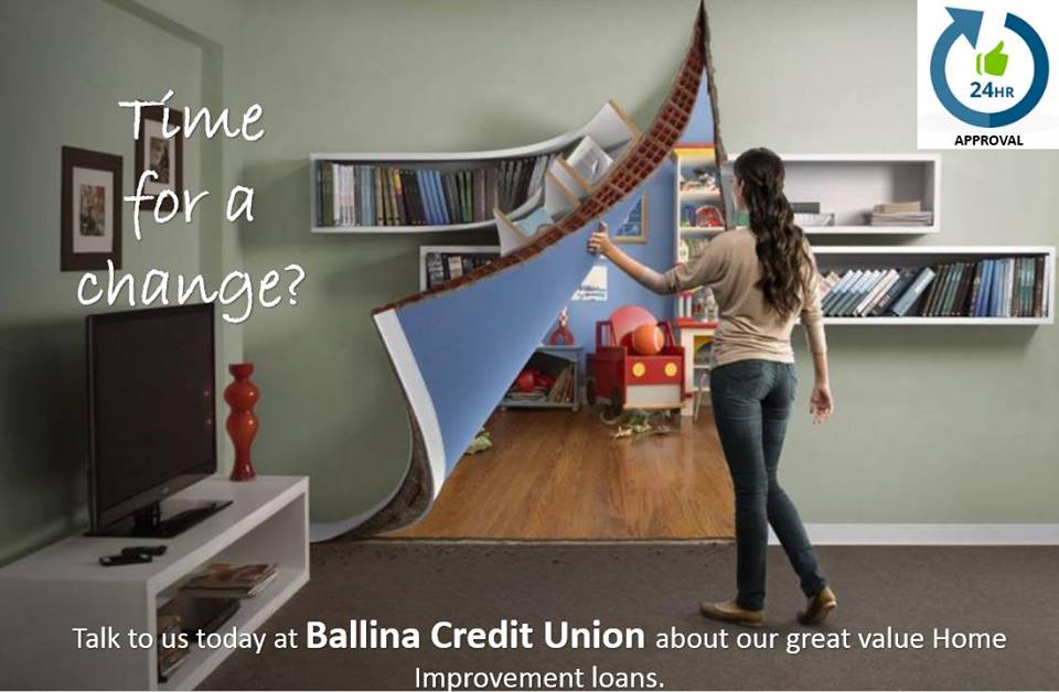 BallinaCU's tweet photo. Maybe now if the time to get finance ready for those summer renovation plans? https://t.co/pjv6E0lZOi
