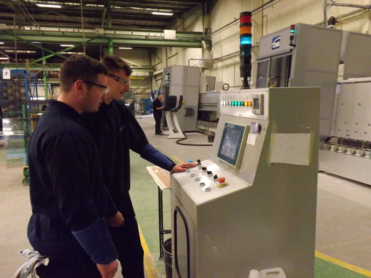 We're committed to bringing young people into the glass industry and have taken on several new apprentices who combine work with study <a href="/walsall_college/">Walsall College</a> read more on our website bit.ly/2DZ2MS1