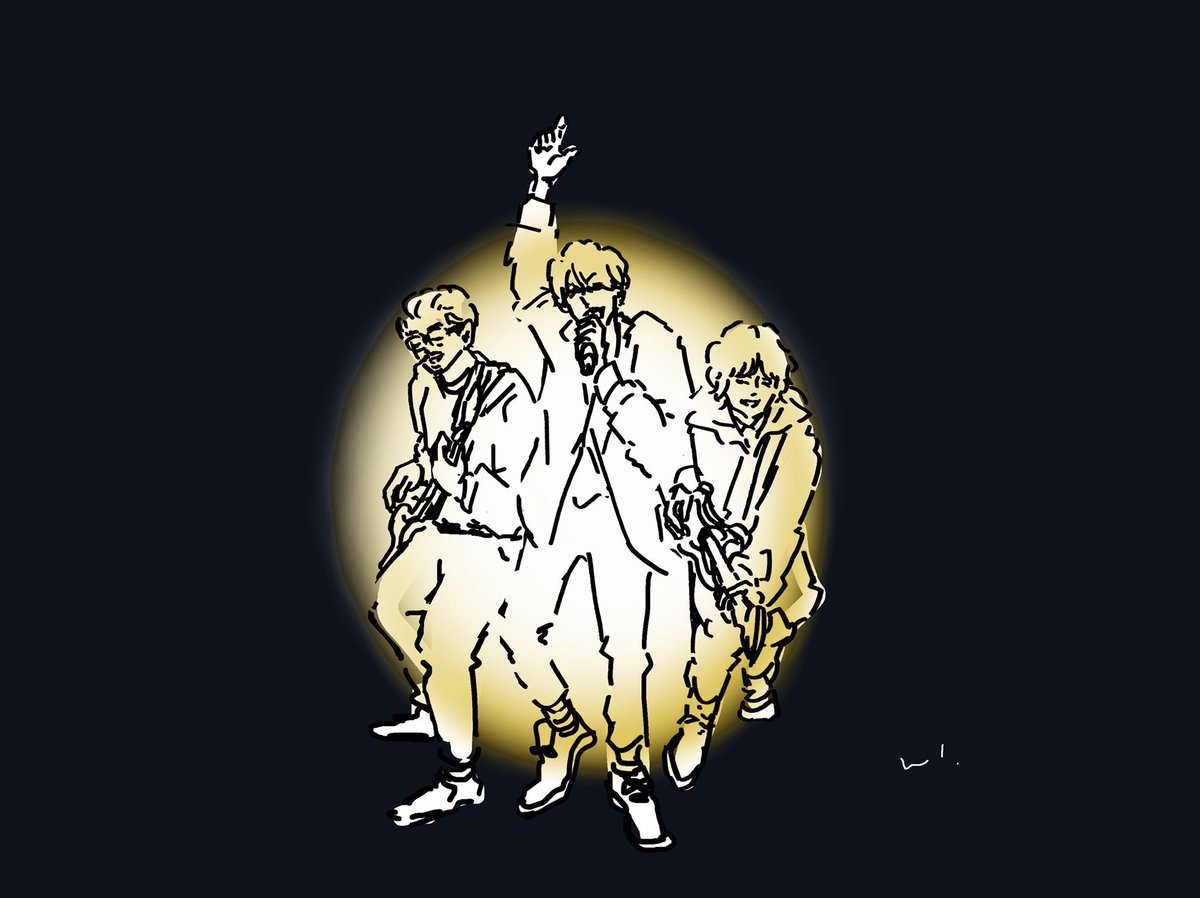 quartettohole's tweet image. #NMMT
#okamotos 
#zepptokyo 
#illustration