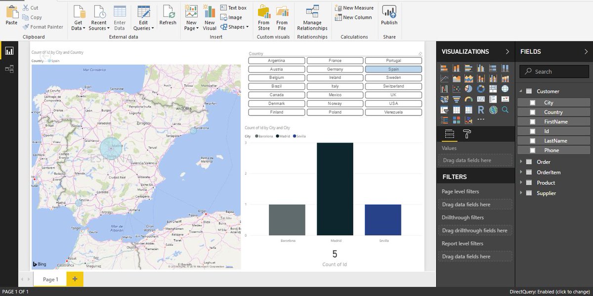 Ser_Santin's tweet image. Running #PowerBi connected to a #SQLServer by #DirectQuery deployed on #docker @Docker @MicrosoftES @everis #EverisCanarias