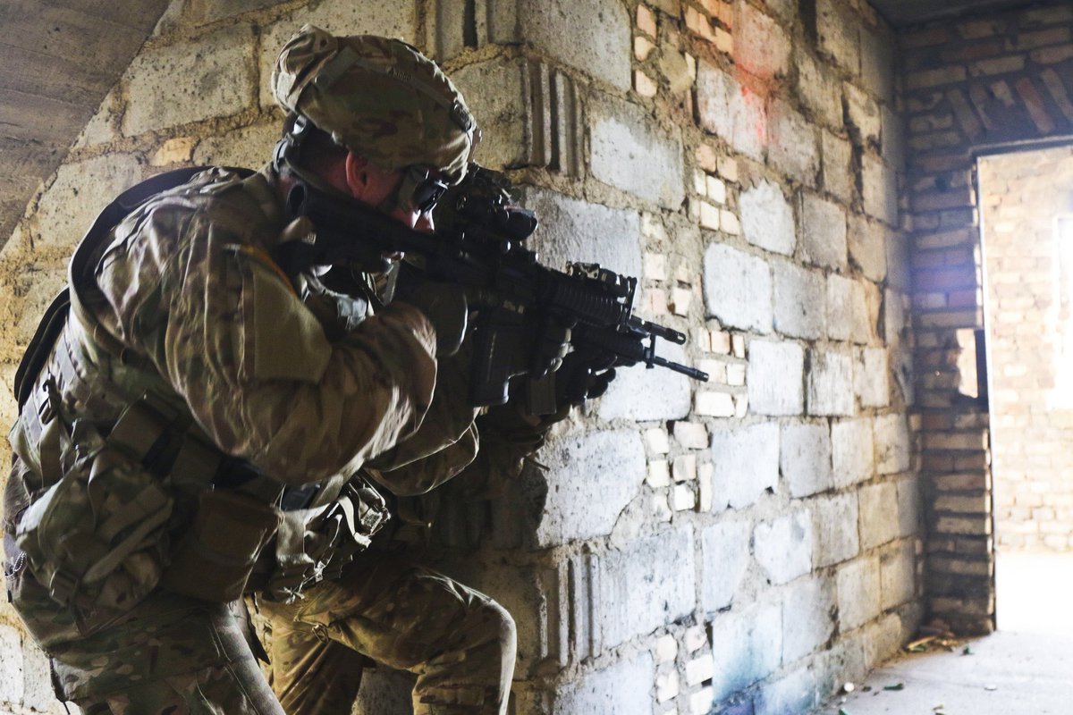 USArmy's tweet photo. #TuesdayThoughts: I stand ready to deploy, engage, and destroy the enemies of the United States of America in close combat. - The #USArmy Soldier's Creed https://t.co/N4i5NP4eRV