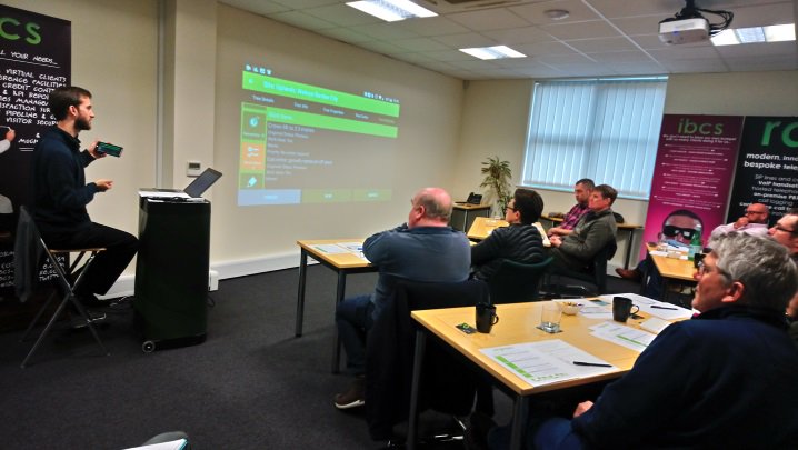 ezytreev's tweet photo. Our Senior Software Engineer, Paul, advising on recent system enhancements. A very good User Group so far here at ezytreev HQ! #ezytreev #treemanagement #treesoftware https://t.co/K3XRTENtG9