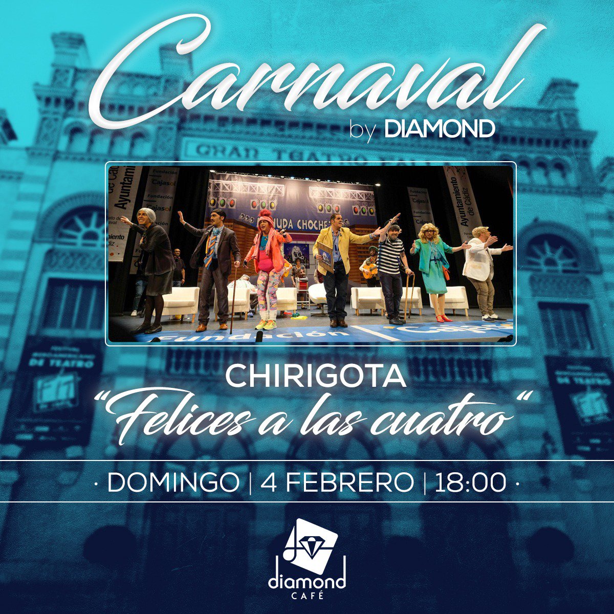 ChirigotaCamas's tweet photo. El domingo estaremos echando la tarde en el PUB DIAMOND de Dos Hermanas sobre las 18:00 🤗🤗🤗 https://t.co/eKOvowH7SX