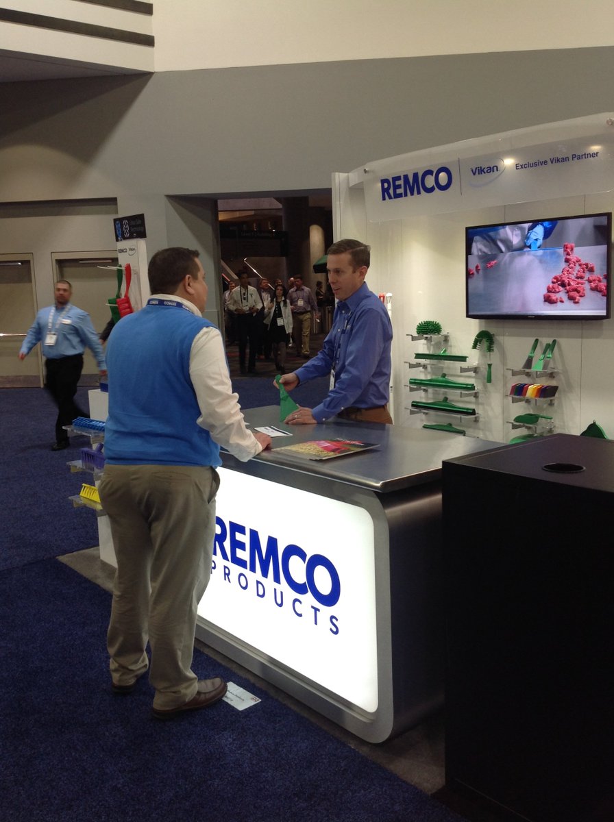 RemcoProducts's tweet photo. Visit us at Booth B4716 during #IPPE2018 for information on our color-coded tools, and be sure to stick around for our presentation on Thursday on hygienic design standards. https://t.co/WRopSw1sYf https://t.co/SEAEfKZTUJ