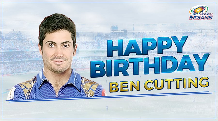 It s time for cake \ Cutting \.

 MUMBAI INDIANS Paltan wishes a Very HAPPY BIRTHDAY . 

To BEN CUTTING .... 