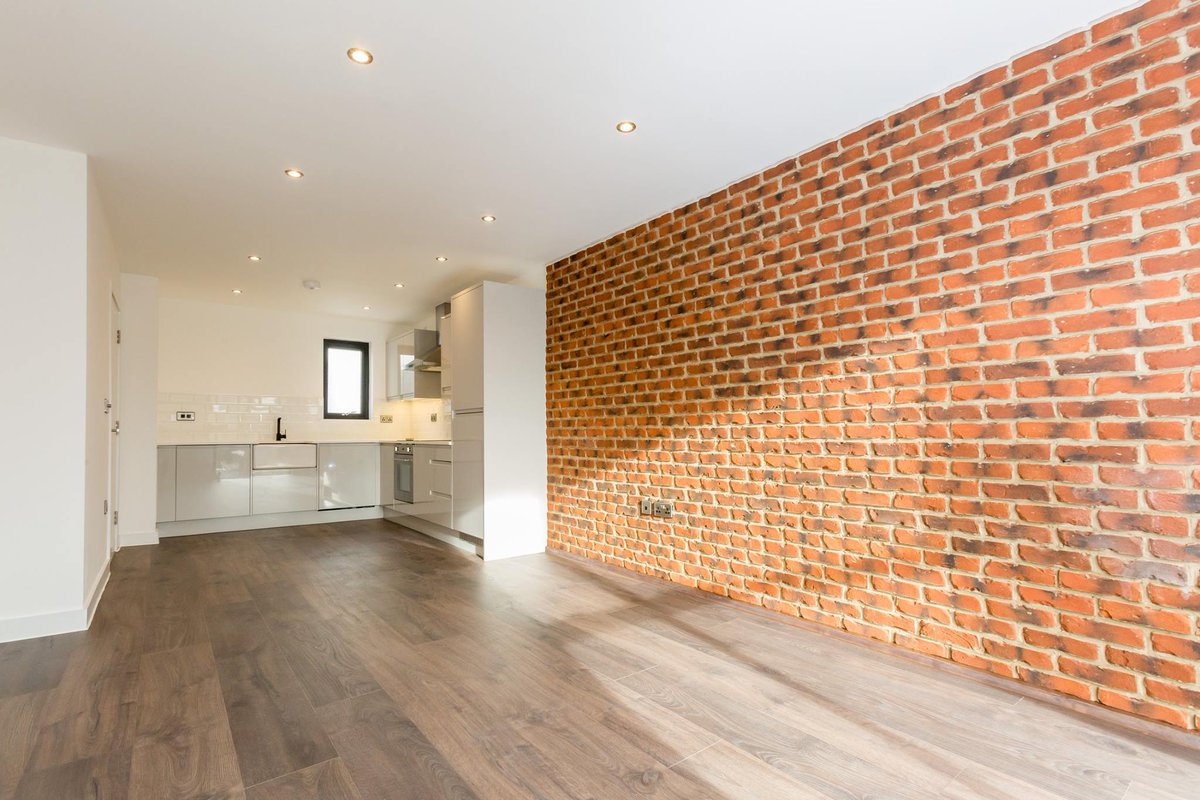 Our Rustic Sussex Antique #brickslips looking stunning in this #newbuild #apartment - great job! #matclad