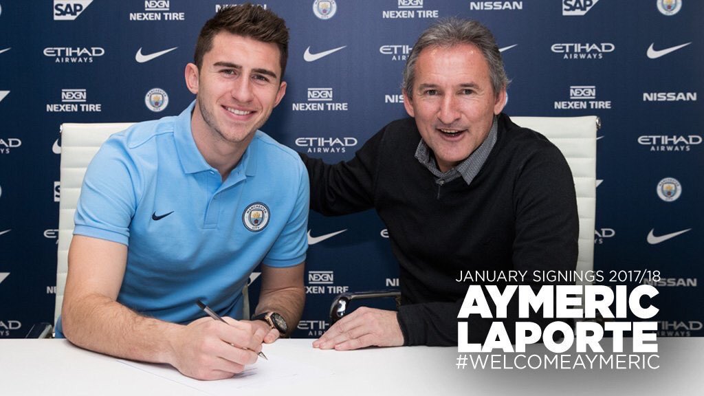 Bolanet's tweet photo. #BolanetTransfer Resmi! Man City rampungkan transfer Aymeric Laporte dari Athletic Bilbao, dikabarkan dengan nilai transfer £58 Juta dan masa kontrak hingga hingga tahun 2023. https://t.co/XCA1Iibyc6