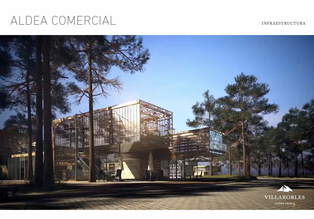 Un núcleo a cielo abierto de primeras marcas que incluye todos los servicios: supermercado, centro de salud, restaurantes, tiendas, cafés, gimnasio, bussines center, centro cultural y colegio bilingüe. #Villarobles #ÚnicoEIrrepetible