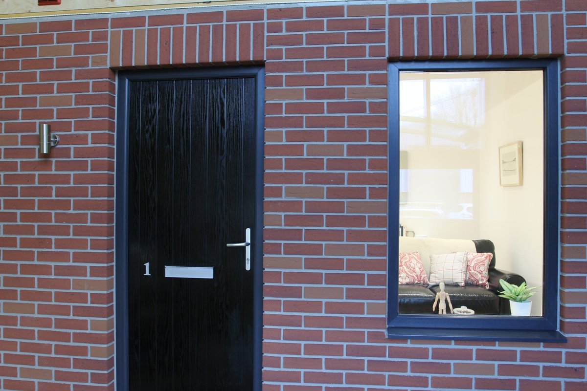 ExtremeLowEnerg's tweet photo. Our modular show home is looking great with our low energy DC microgrid powering lights, security cameras, USB charge points and much more! #dcmicrogrid #sustainablehousing #energyreduction https://t.co/Se0DRaGmou