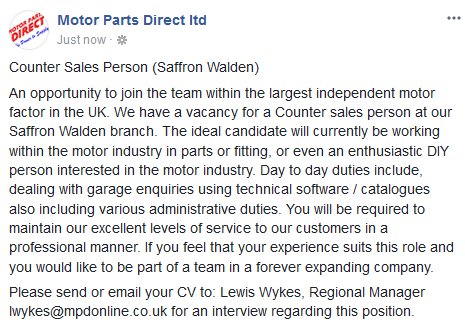 Motor Parts Direct tweet media