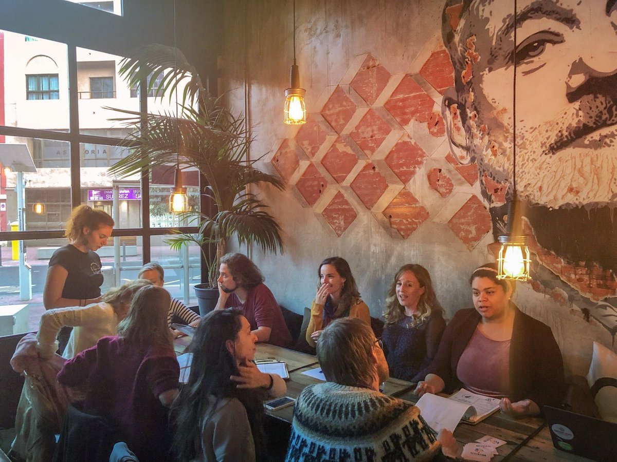 ReStationCo's tweet photo. Monthly #Mastermind session was runned yesterday at Malasaña with a group of restationers and a few entrepeneurs from Socio Europe. Thanks everyone for coming. Here are some pics! See you next month! #restation #coworking https://t.co/UN6Q42YjQI
