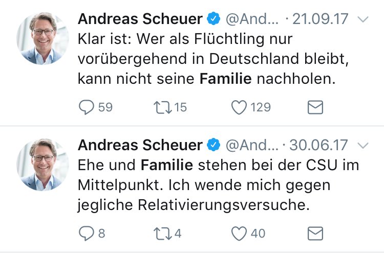 Der Moment, wenn du mit voller Überzeugung deiner vollsten Überzeugung widersprichst.
#CSU #Familiennachzug