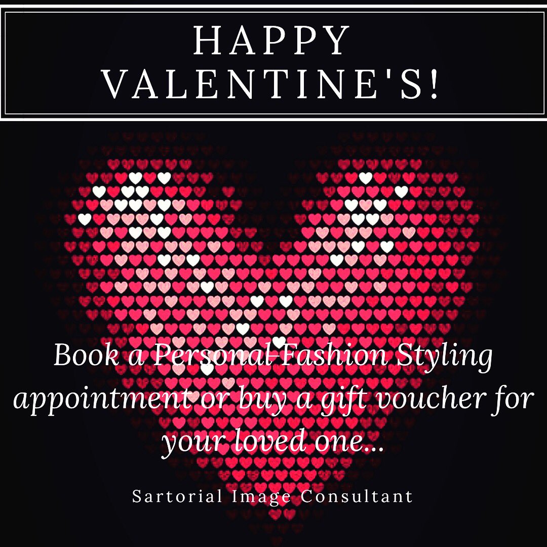 Give the #gift of #Style this #ValentinesDay Book a #ProfessionalFashionStyling session with me or buy a #giftvoucher for your #lovedone. Click link bit.ly/SartorialImage… #giftideasforvalentinesday #sartorialimageconsultant #kingstonuponthames #london #personalshopper #fashion