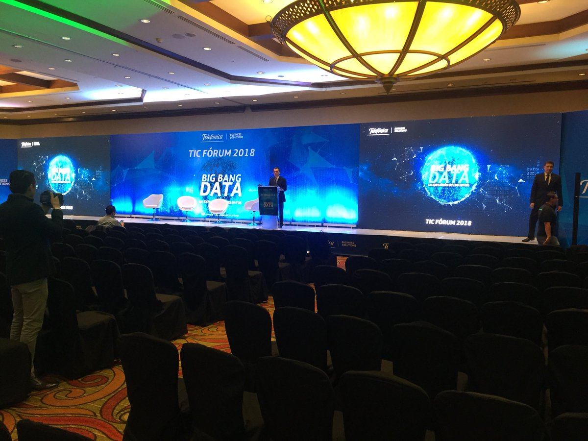 federicosastre's tweet photo. En 5’ arrancamos! #TICForum2018 @TelefonicaEmpCA https://t.co/He8huZk2IV
