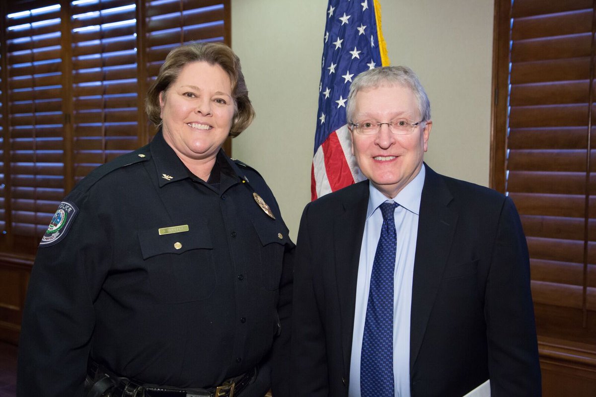 Honored to welcome Jennifer Rodgers as <a href="/OKCU/">Oklahoma City University</a>'s chief of police with a swearing-in ceremony well attended by OKCU and <a href="/OKCPD/">Oklahoma City Police</a>.