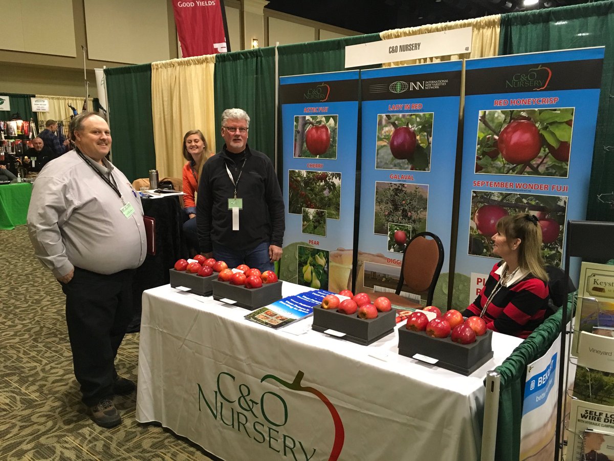 Gary, Courtney, Jan &amp; Greg at the C &amp; O booth for the Mid-Atlantic Fruit &amp; Vegetable convention Hershey, PA.
