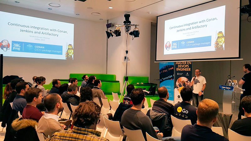 #Conan, #Jenkins y #JFrogArtifactory son los package managers en los que se centró el meetup que organizamos el pasado diciembre. ¿Quieres saber más? #DevOps ow.ly/BezU30i4clg