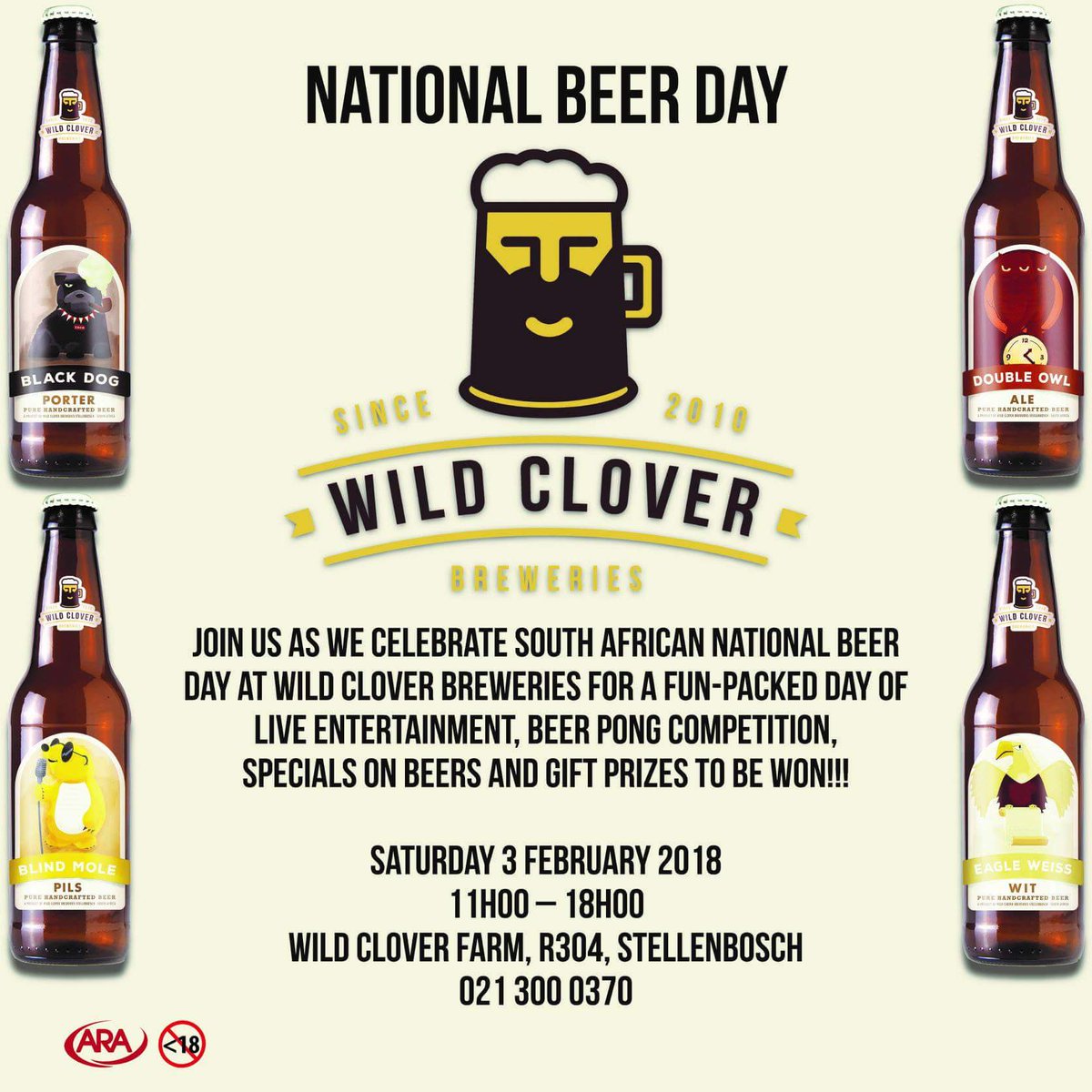Join in the fun! #SANBeerDay festivities is at the order of the day. 3 Feb 2018 #Beer  #craftbeer #beerpong #livemusic