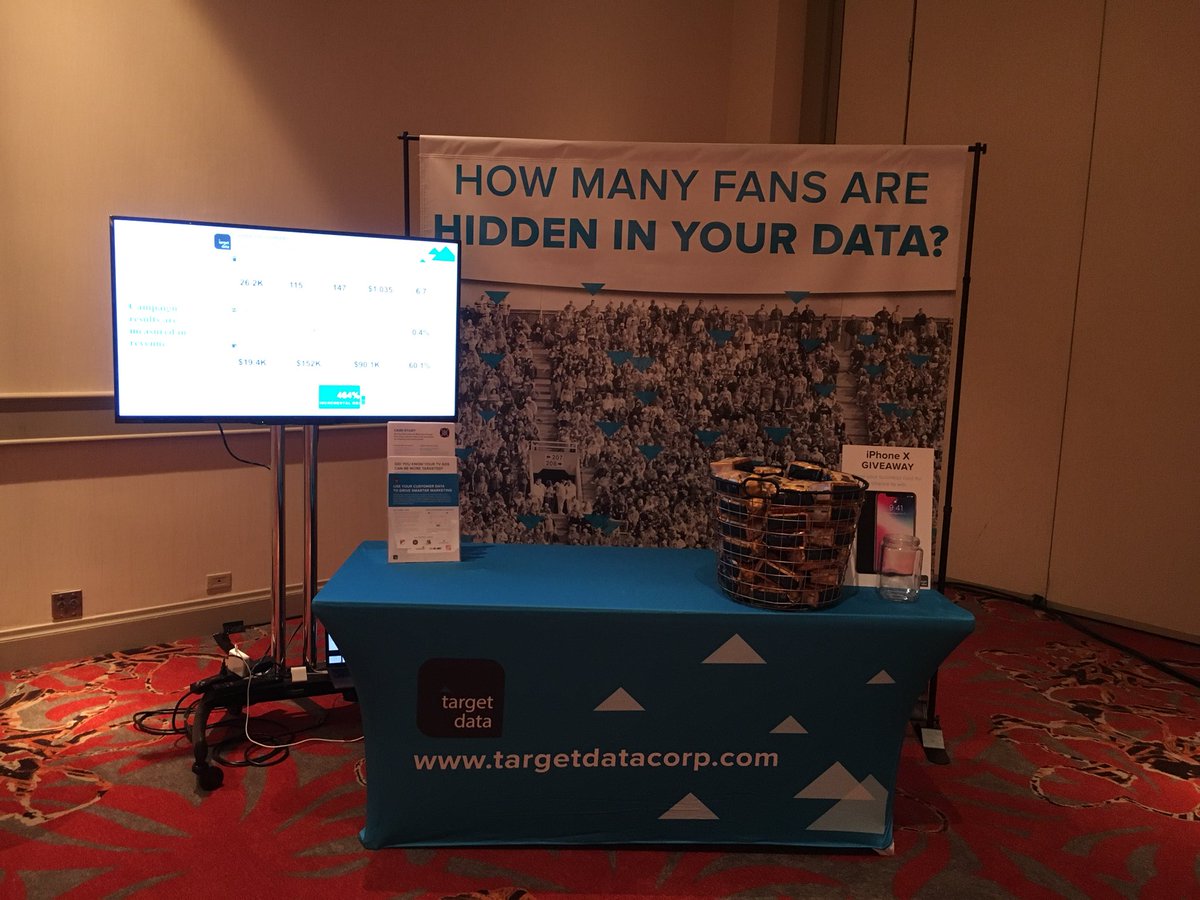 scotteinaugler's tweet image. Come check out what @targetdatacorp is doing with sports teams #Sportsdatasf