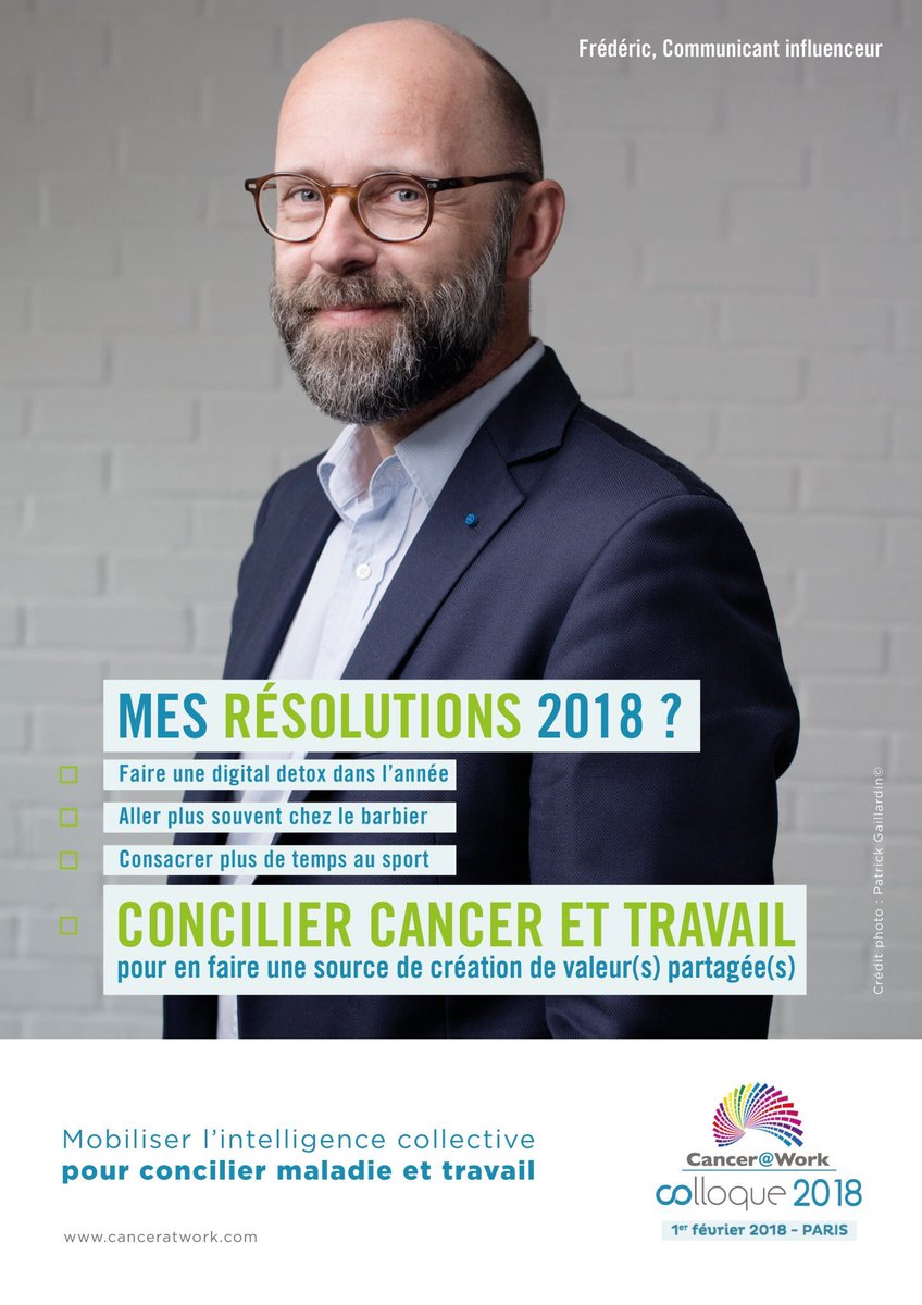 fredfougerat's tweet photo. Mobiliser l’intelligence collective pour (re)concilier maladie et travail.
Je soutiens @CanceratWork, présidée par @PhilippeSalle, avec des entreprises engagées @AltranFR, @AXAFrance @Elior_France, @novartis_france, @Roche_France, @SNCF ... https://t.co/lCRdTnr96b