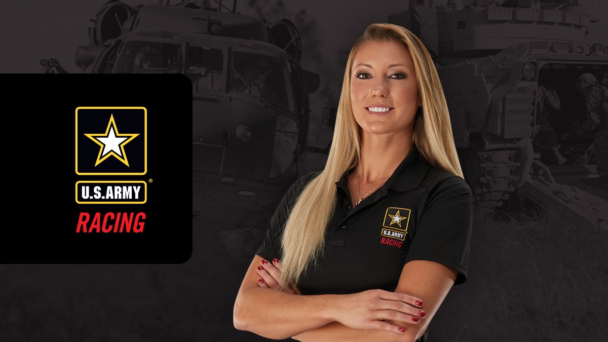 TrueSpeedPR's tweet photo. “This is one of the most prestigious partnerships of my career and for our team, and we look forward to joining this very successful Army duo of Tony and Antron, creating the U.S. Army trifecta" - @LeahPritchettTF on joining #ArmyRacing. 

https://t.co/h6KfWRCTTu https://t.co/z2Xh8LUS8K