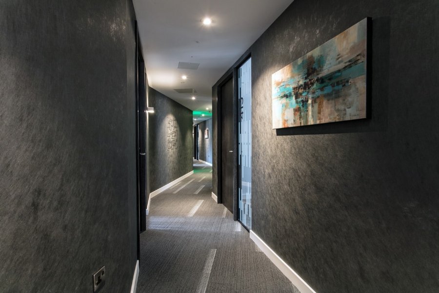 The brilliant designers at <a href="/InteractionLtd/">Interaction</a> opted for our transformative Celeste #wallcoverings for these ‘boutique hotel’ inspired Clarendon offices in Bath #UnitedKingdom. Read more here: muraspec.com/blog/post/what…
