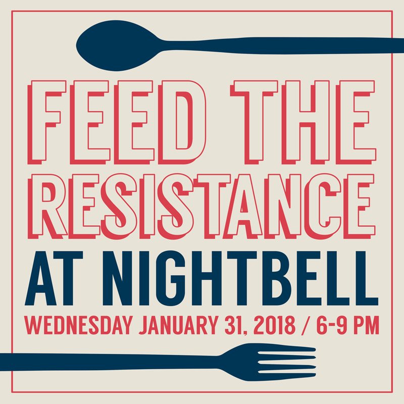 We had a few spots open up for our family-style #FeedtheResistance dinner with <a href="/turshen/">Sharon Turshen</a> tomorrow night at <a href="/TheNightbell/">Nightbell</a> - call us at 828-575-0375 or book online. bit.ly/2Ct44AV #avleat #Asheville