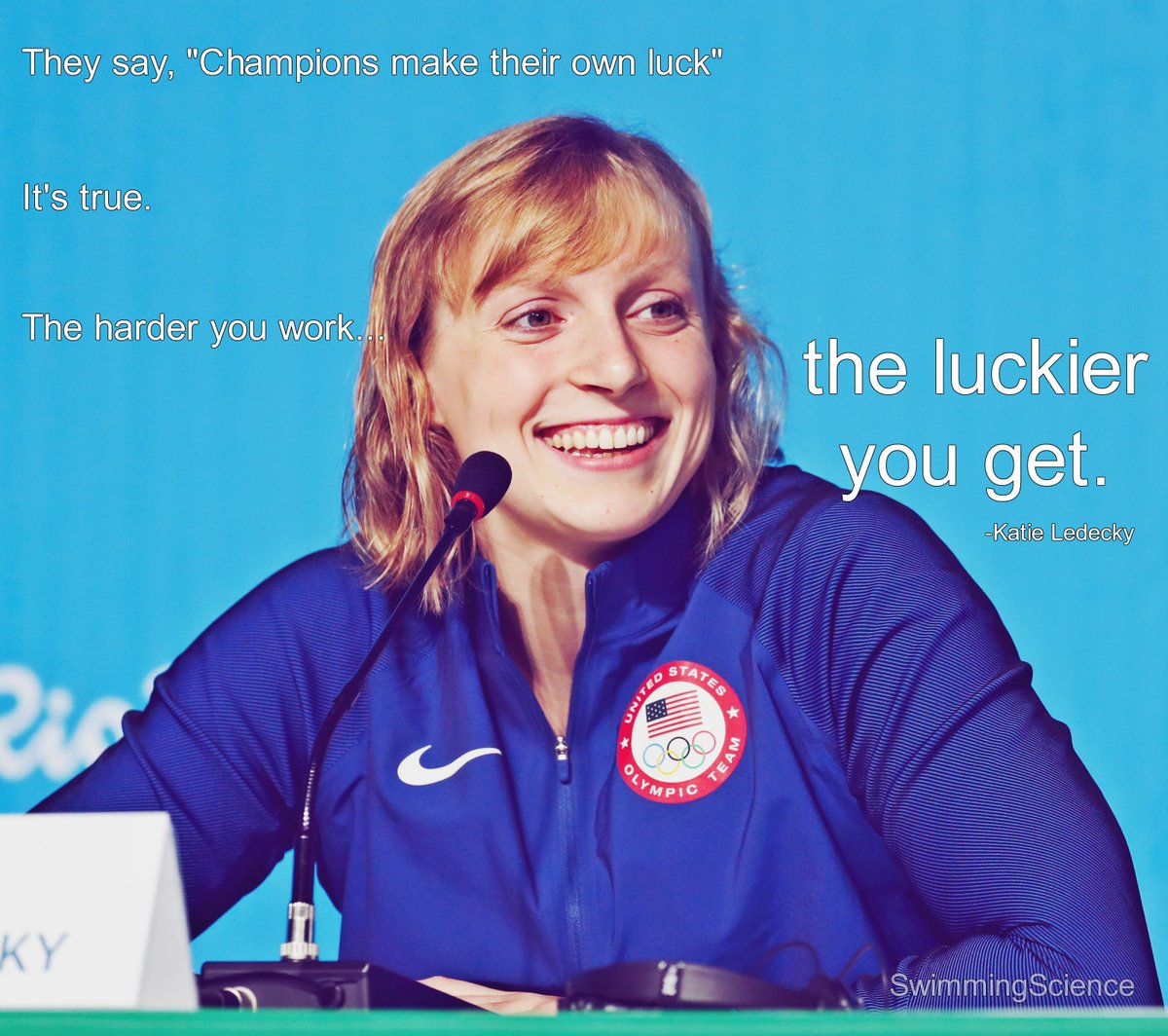 swimmingscience's tweet photo. Luck looks a lot like hard work.
#SwimmingScience #makeyourluck #workforit https://t.co/HbSSSZ9XEy