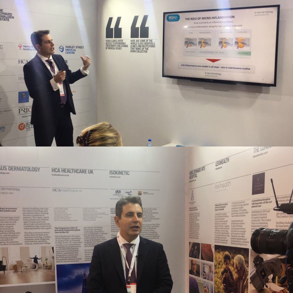 Day 2 at Arab_Health Conference in Dubai. Great to see so many clinics from @HarleyStMedArea in attendance. I enjoyed speaking about the important topic of adult #acne and the great questions from the audience! #ArabHealth2018 #HarleyStreetMedicalArea #Dermatology #Dubai #London