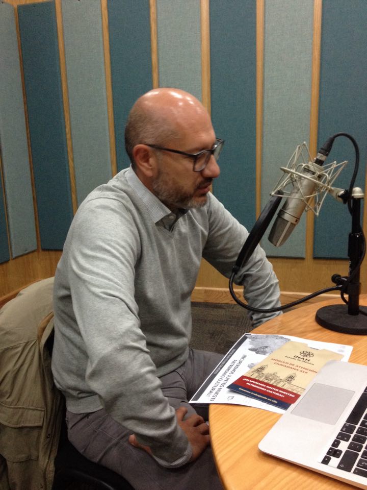 inahedomex's tweet photo. Entrevista al arqueólogo Luis Antonio Huitrón Santoyo para el programa Ítaca conducido por Gerardo Novo en Radio Mexiquense.
#RecuperemosPatrimonio #INAHs19 https://t.co/2y97voMRfm