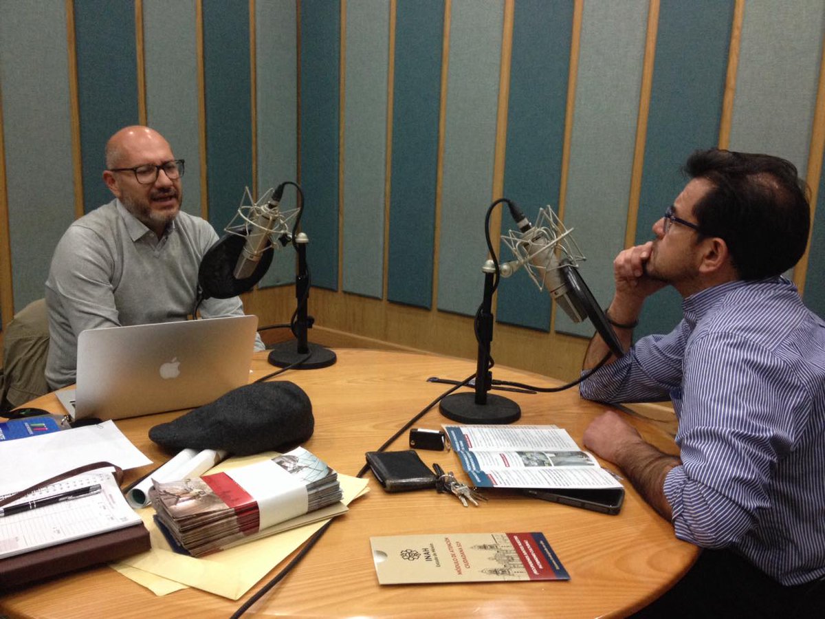 inahedomex's tweet photo. Entrevista al arqueólogo Luis Antonio Huitrón Santoyo para el programa Ítaca conducido por Gerardo Novo en Radio Mexiquense.
#RecuperemosPatrimonio #INAHs19 https://t.co/2y97voMRfm