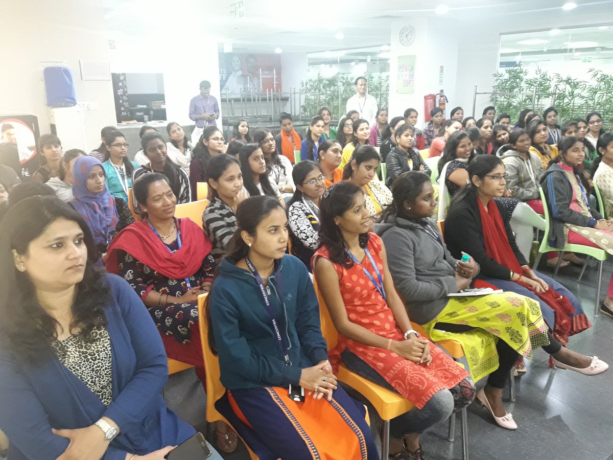 A small step for safety, a big step in empowerment … Safety and self-defense workshops in #Gurgaon, #Pune and #Vadodara centers witness amazing participation among women staff. Way to go!